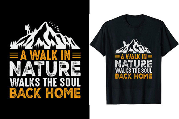 A Walk in Nature: Soulful Graphics for T-Shirt Designs