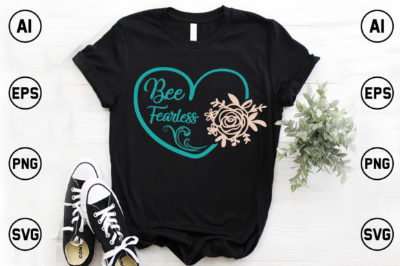 Bee Fearless Graphics: Bold T-Shirt Designs for Blogs