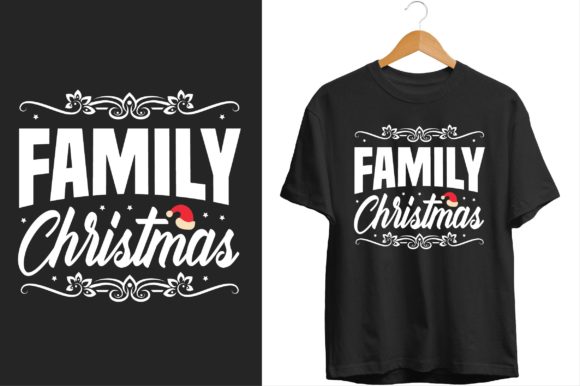 Christmas Typography Graphics for T-Shirt Designs