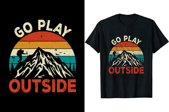 Go Play Outside: Graphics for Bold T-Shirt Designs