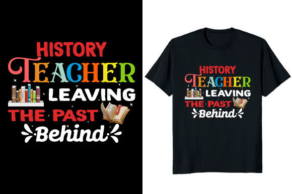 History Teacher Leaving the Past Behind Graphics