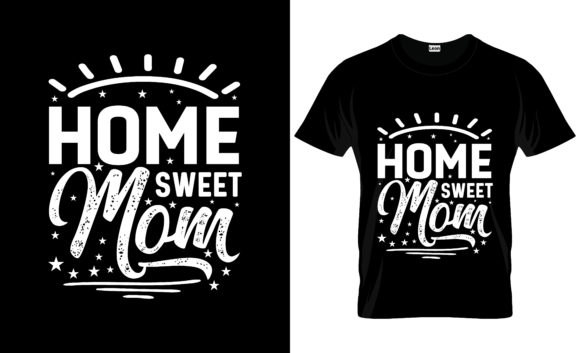 Home Sweet Mom Christmas Graphics & Print Templates