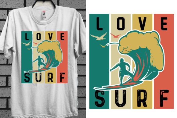 Love Surf Graphics & T-Shirt Designs