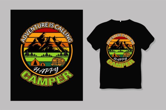 Review: VINTAGE Camping T Shirt Design for Embroidery