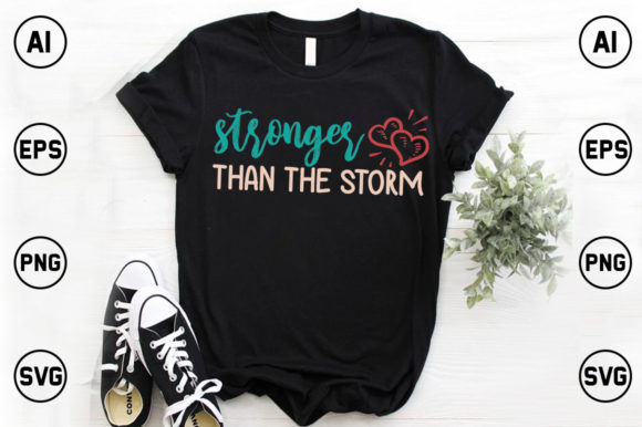 Stronger Than the Strom: Graphics for T-Shirt Designs
